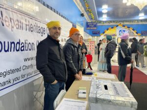 NHCF Fundraising Campaign in Gurdwara